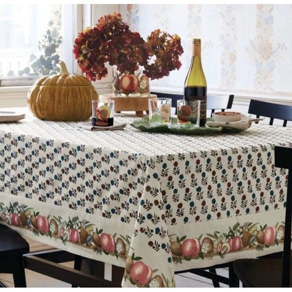 John Derian for Target - 60" x 104" Printed Tablecloth - Fall Flowers - NWT - Picture 8 of 8